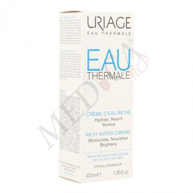 Uriage Eau Thermale Rich Water كريم SPF٢٠+